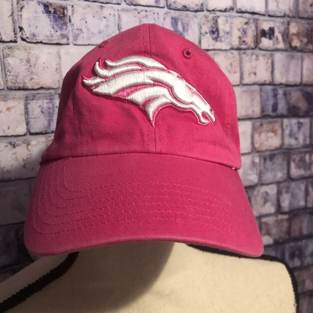 Denver Broncos Pink Fitted Hat